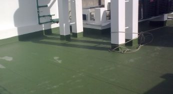La membrana geotextil es ideal para terrazas transitables